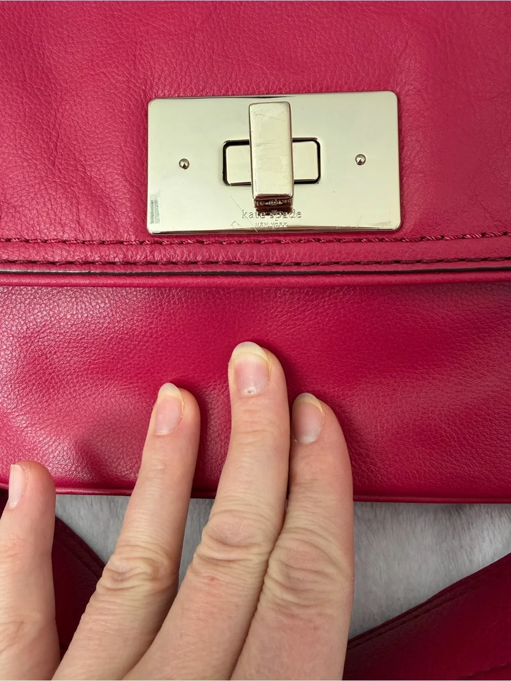 Kate Spade Locking Shoulder Bag